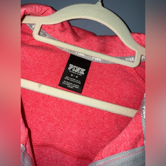 Victoria's Secret Pink Logo Quarter Zip - Picture 3 of 3